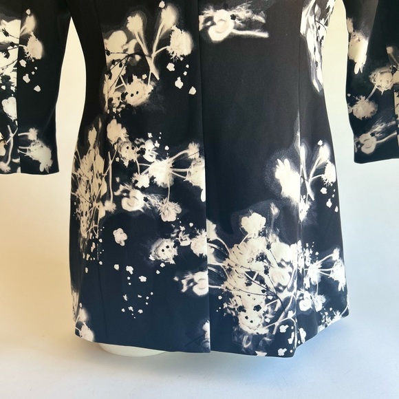 New I N C Black White Polyester Hook Closure Classic Blazer size S - Picture 9 of 16